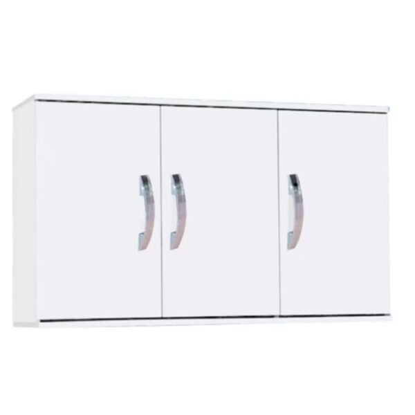 Armário Aéreo de cozinha 03 portas Branco – Premium