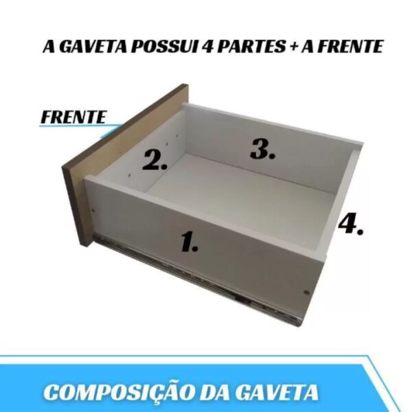 Fruteira simples com gaveta - Premium - Imagem 3