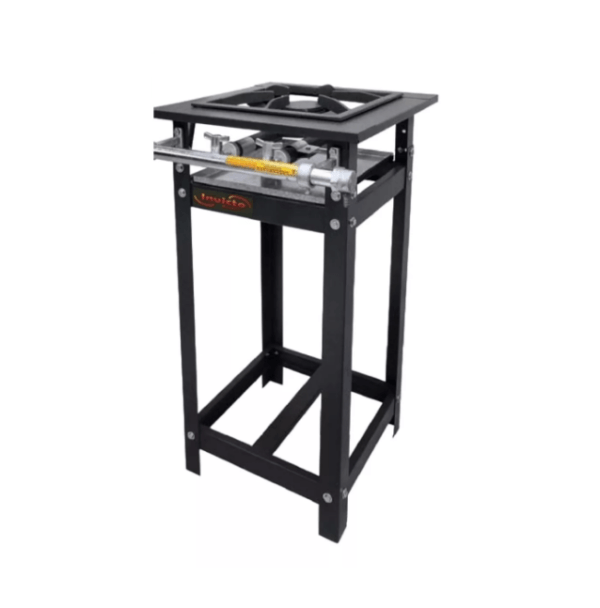 Fogão Industrial 1 Boca Qs - Alta Pressão Grelha 30x30