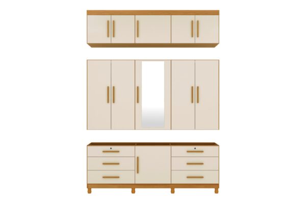 Guarda roupa casal com espelho - Triton Plus triplex - Imagem 2
