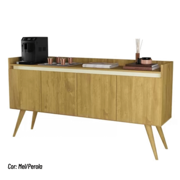 Aparador Buffet 4 portas retro - Gold