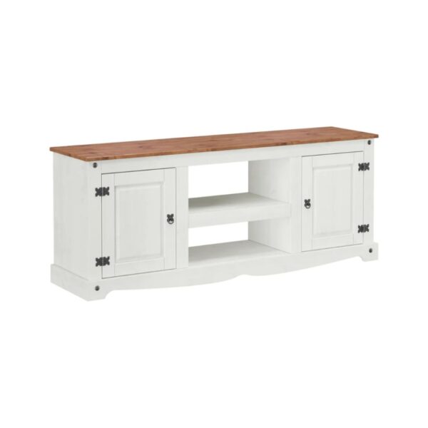 Rack de madeira para TV até 63” polegadas 2 portas – Madri