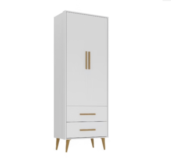 Guarda roupa infantil e solteiro 2 portas 2 gavetas – Encanto