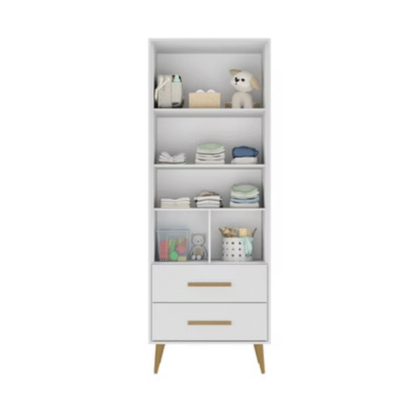 Guarda roupa infantil e solteiro 2 portas 2 gavetas – Encanto - Imagem 2