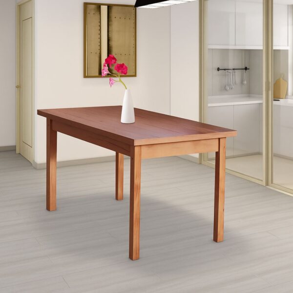 Mesa de madeira 1.40 cm s/ cadeiras - Priscila
